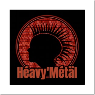 Heavy Metal logo Posters and Art